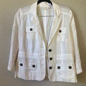 Chico’s 100% Linen Jacket